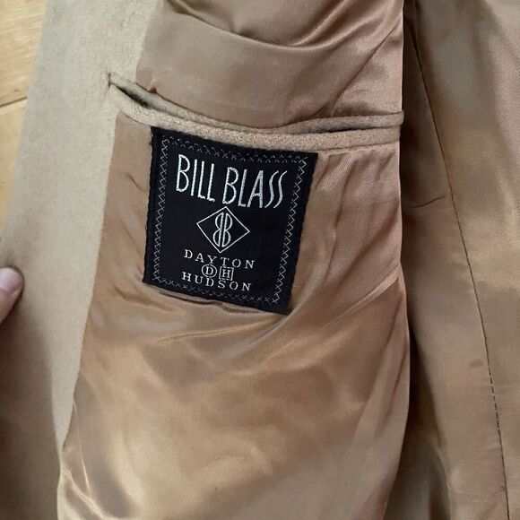 Vintage Bill Blass Camel Hair Blazer Corpcore Quiet Luxury - Picture 5 of 11